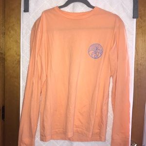 vineyard vines orange long sleeve